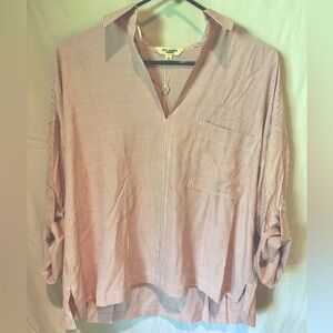 Slouchy Striped Blouse